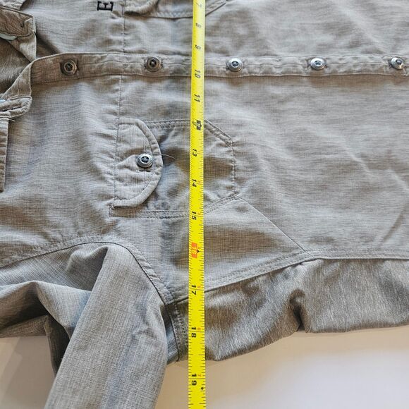 Outdoor Research Stretch Preformance Camping Insect Shield Shirt Womens Med Gray - Picture 7 of 9